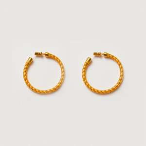 Braided  Hoop Earrings