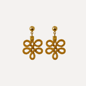 Golden Knot Earrings